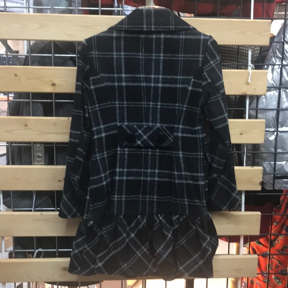 NWT,Esprit Petite Women thick wool coat,black/grey - Picture 2 of 16